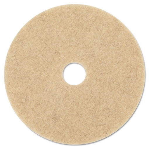 Picture of Ultra High-Speed Natural Blend Floor Burnishing Pads 3500, 27" Diameter, Tan, 5/carton