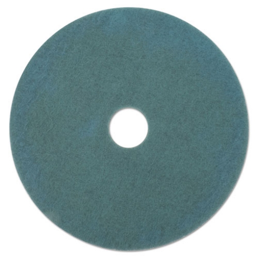 Picture of Ultra High-Speed Floor Burnishing Pads 3100, 27.25" Diameter, Aqua, 5/carton