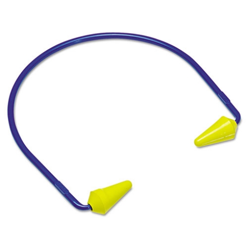 Picture of Caboflex Model 600 Banded Hearing Protector, 20nrr, Yellow/blue