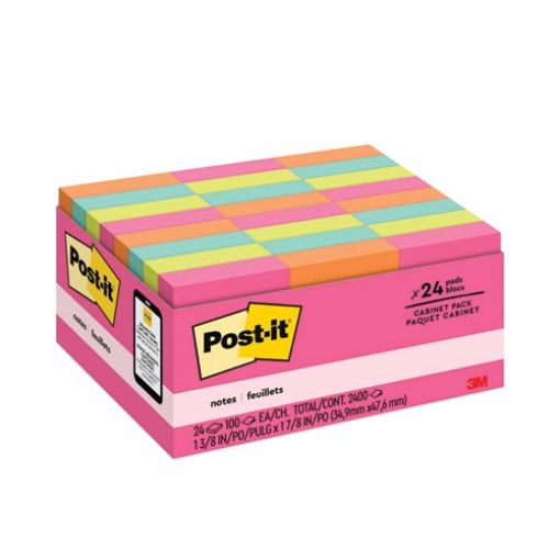 Picture of Original Pads in Poptimistic Colors, Value Pack, 1.38" x 1.88", 100 Sheets/Pad, 24 Pads/Pack