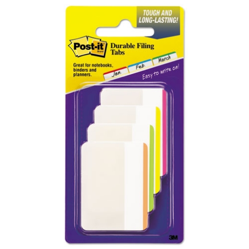 Picture of Lined Tabs, 1/5-Cut, Assorted Bright Colors, 2" Wide, 24/Pack