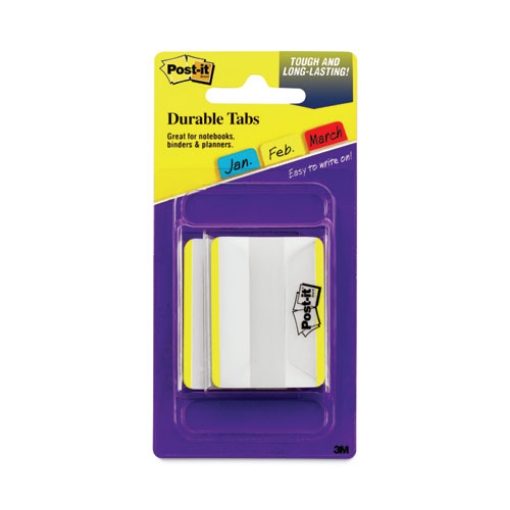 Picture of Lined Tabs, 1/5-Cut, Yellow, 2" Wide, 50/Pack