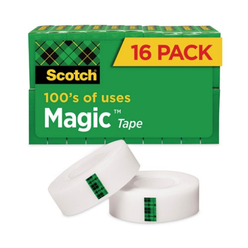 Picture of Magic Tape Value Pack, 1" Core, 0.75" X 83.33 Ft, Clear, 16/pack