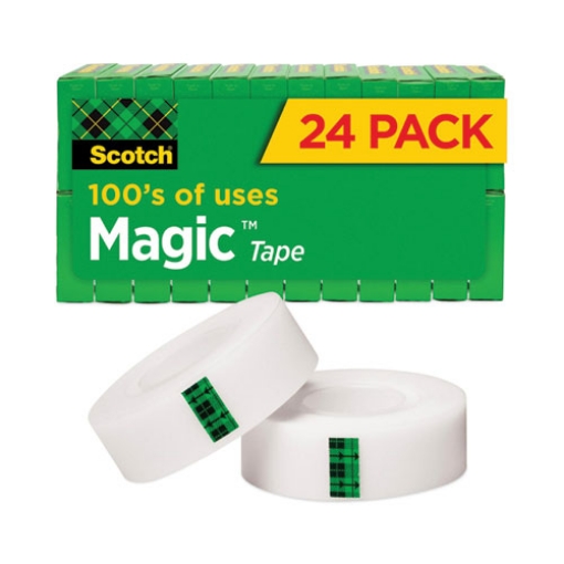 Picture of Magic Tape Value Pack, 1" Core, 0.75" X 83.33 Ft, Clear, 24/pack