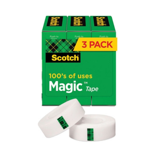 Picture of Magic Tape Refill, 1" Core, 0.75" X 83.33 Ft, Clear, 3/pack