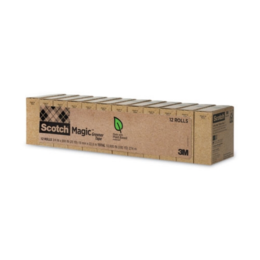 Picture of Magic Greener Tape, 1" Core, 0.75" X 75 Ft, Clear, 12/pack