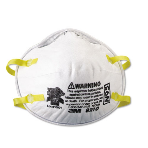 Picture of Lightweight Particulate Respirator 8210, N95, Standard Size, 20/Box