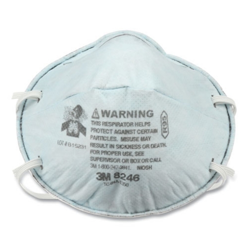 Picture of Particulate Respirator 8246, R95, Standard Size, 120/Carton