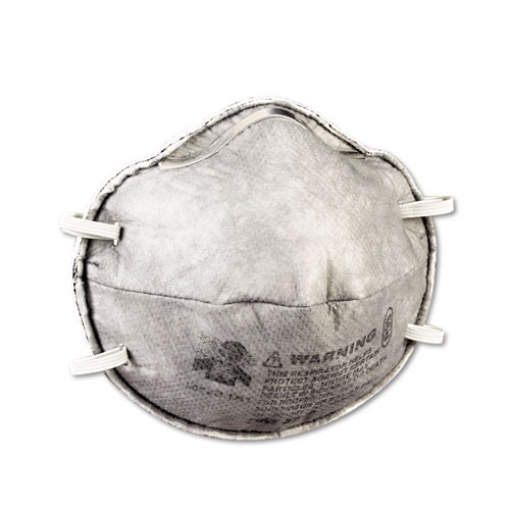 Picture of R95 Particulate Respirator w/Nuisance-Level Organic Vapor Relief, One Size Fits All, 20/Box