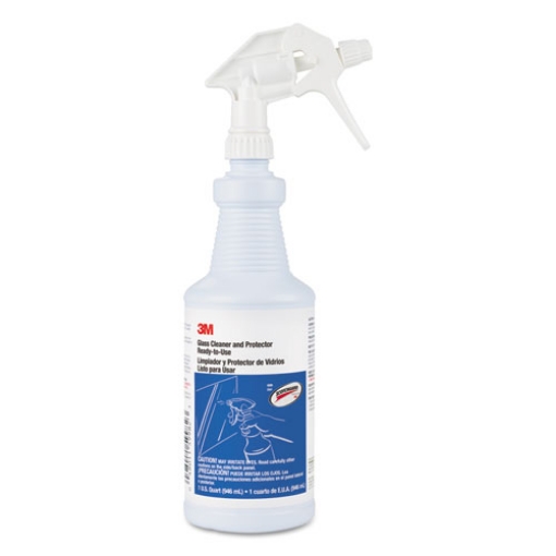 Picture of Ready-To-Use Glass Cleaner With Scotchgard, Apple, 32 Oz Spray Bottle, 12/carton