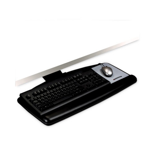 Picture of Easy Adjust Keyboard Tray, Standard Platform, 23" Track, Black