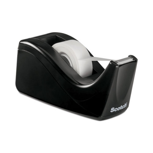 Picture of Value Desktop Tape Dispenser, 1" Core, Two-Tone Black