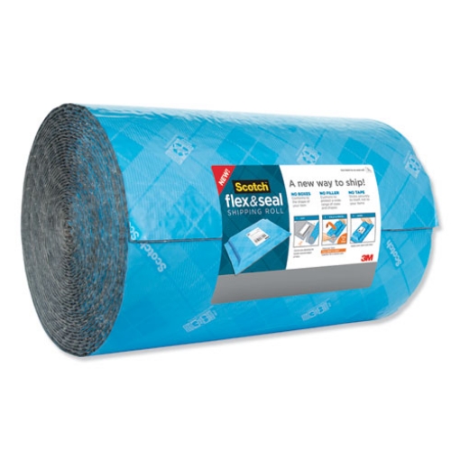 Picture of Flex And Seal Shipping Roll, 15" X 200 Ft, Blue/gray