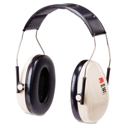 Picture of PELTOR OPTIME 95 LOW-PROFILE FOLDING EAR MUFF H6F/V, 21 DB, BEIGE/BLACK