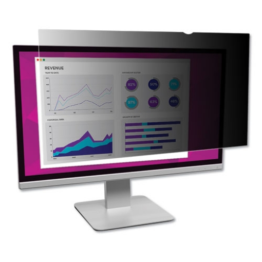 Picture of High Clarity Privacy Filter for 22" Widescreen Flat Panel Monitor, 16:10 Aspect Ratio