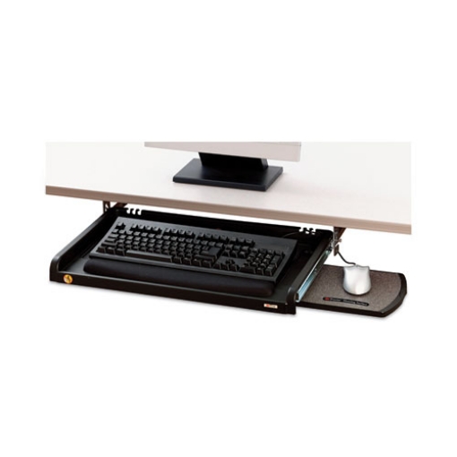 Picture of Under Desk Keyboard Drawer, 23w X 14d, Black