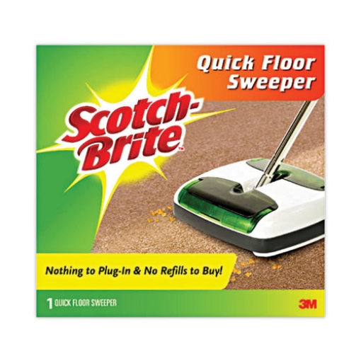 Picture of Quick Floor Sweeper, 42" Aluminum Handle, White/gray/green