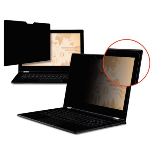 Picture of Touch Compatible Blackout Privacy Filter for 14" Widescreen Laptop, 16:9 Aspect Ratio