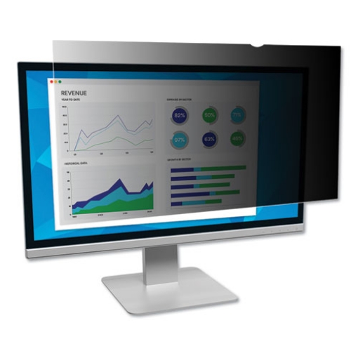 Picture of Frameless Blackout Privacy Filter for 23" Widescreen Flat Panel Monitor, 16:9 Aspect Ratio