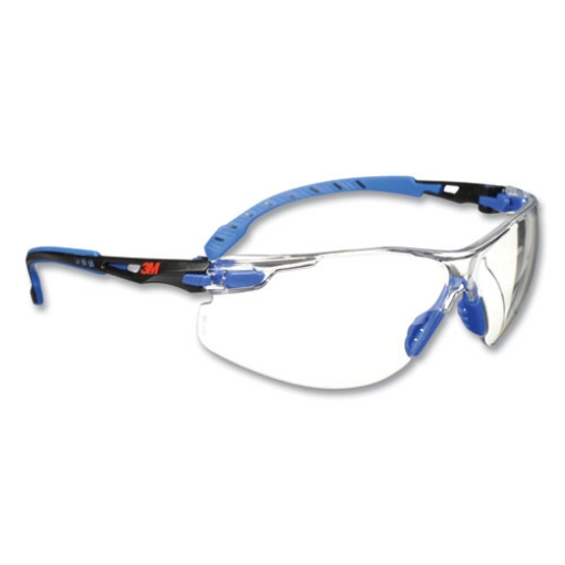 Picture of Solus 1000 Series Safety Glasses, Blue Plastic Frame, Clear Polycarbonate Lens