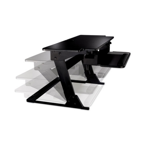 Picture of Precision Standing Desk, 42" X 23.2" X 6.2" To 20", Black