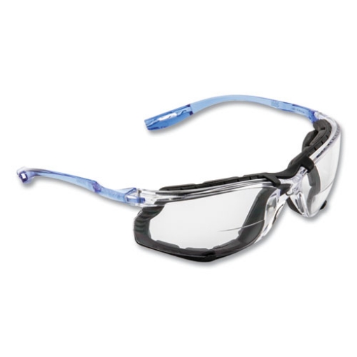 Picture of CCS Protective Eyewear with Foam Gasket, +1.5 Diopter Strength, Blue Plastic Frame, Clear Polycarbonate Lens