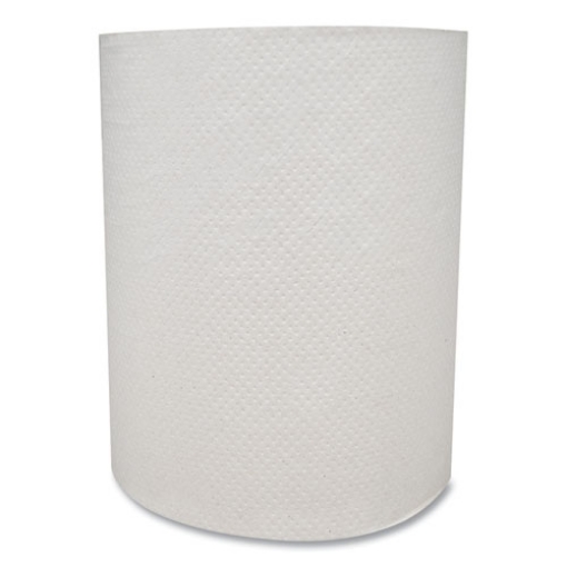 Picture of Morsoft Universal Roll Towels, 1-Ply, 7.8" x 600 ft, White, 12 Rolls/Carton