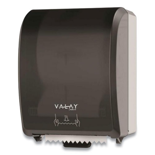 Picture of Valay Controlled Towel Dispenser, Y-Notch, 12.3 X 9.3 X 15.9, Black