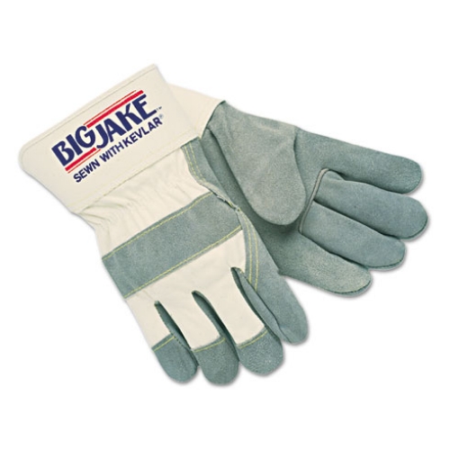 Picture of Heavy-Duty Side Split Gloves, Large, Dozen