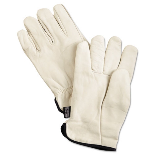 Picture of Premium Grade Leather Insulated Driver Gloves, Cream, X-Large, 12 Pairs