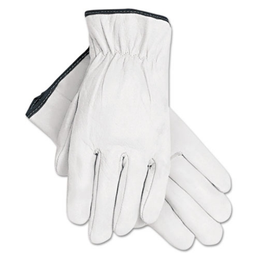 Picture of Grain Goatskin Driver Gloves, White, X-Large, 12 Pairs