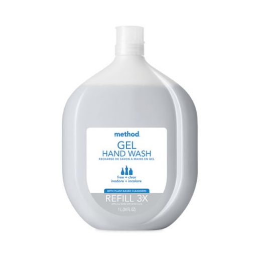 Picture of Gel Hand Wash Refill Tub, Fragrance-Free, 34 oz Tub, 4/Carton