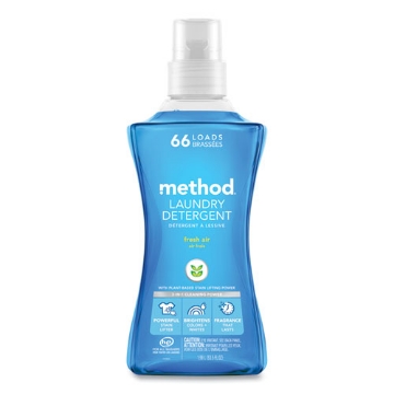 Picture of Laundry Detergent, Fresh Air Scent, 53.5 oz Bottle, 4/Carton