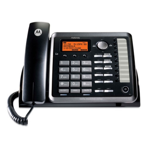 Picture of Two-Line Corded Speakerphone, Expandable Up To 10 Cordless Handsets