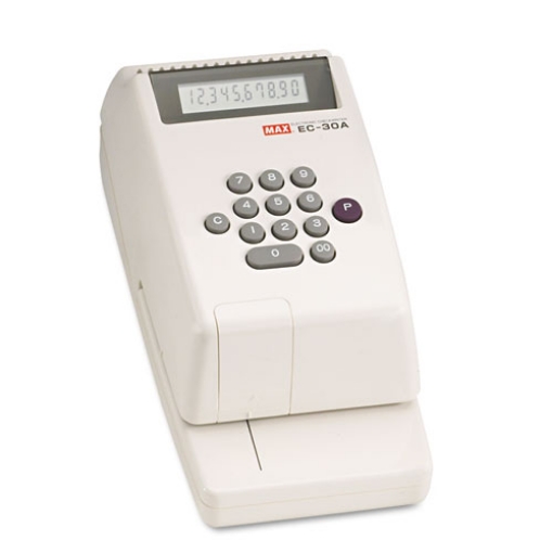 Picture of Electronic Checkwriter, 10-Digit, 4.38 x 9.13 x 3.75