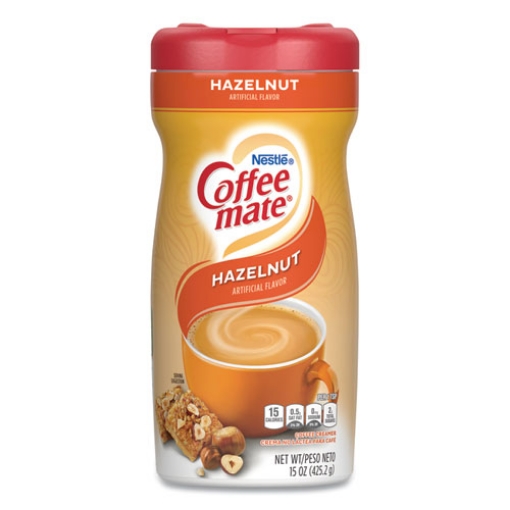 Picture of Hazelnut Creamer Powder, 15oz Plastic Bottle