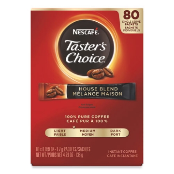 Picture of Taster's Choice Stick Pack, House Blend, 80/box