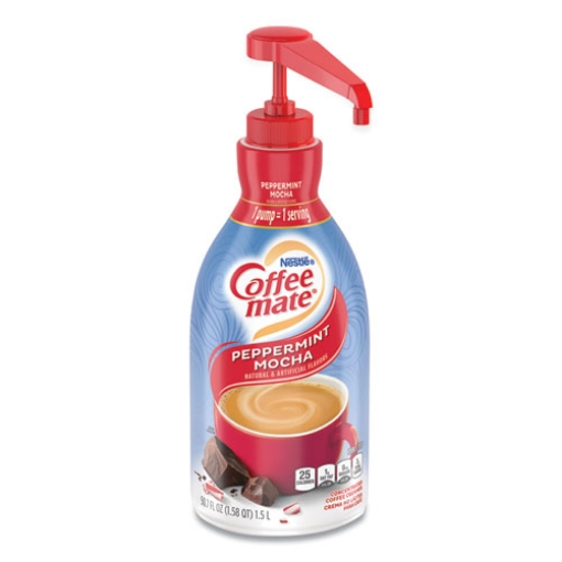 Picture of Liquid Coffee Creamer, Peppermint Mocha, 1500ml Pump Bottle