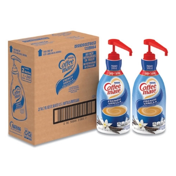 Picture of Liquid Coffee Creamer, French Vanilla, 1.5 Liter Pump Bottle, 2/carton