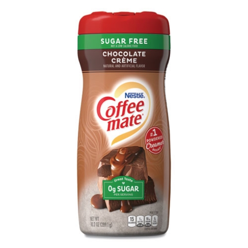 Picture of Sugar Free Chocolate Creme Powdered Creamer, 10.2 Oz, 6/carton