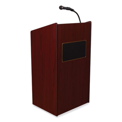 Picture of Aristocrat Sound Lectern, 25 x 20 x 46, Mahogany, Ships in 1-3 Business Days