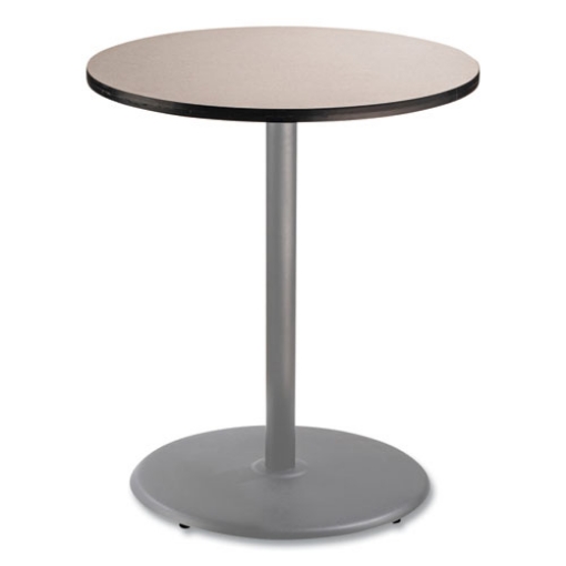 Picture of Cafe Table, 36" Diameter x 42h, Round Top/Base, Gray Nebula Top, Gray Base, Ships in 7-10 Business Days