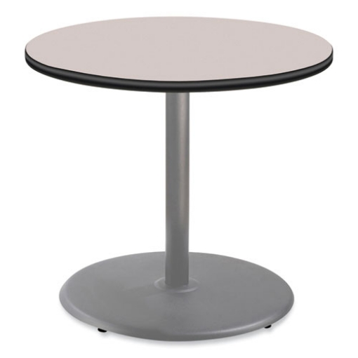 Picture of Cafe Table, 36" Diameter x 30h, Round Top/Base, Gray Nebula Top, Gray Base, Ships in 7-10 Business Days