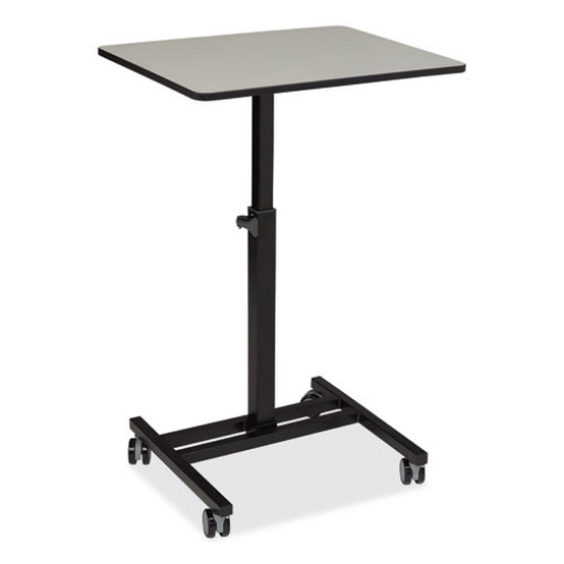 Picture of Sit-Stand Student's Desk, 20.75" x 26" x 27.75" to 44.5", Gray Nebula, Ships in 1-3 Business Days