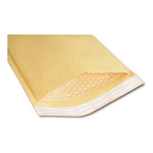 Picture of 8105001179870 SKILCRAFT Sealed Air Jiffylite Mailer, #3, Bubble Cushion, Self-Adhesive Closure, 8.5 x 14.5, Gold Kraft,100/PK