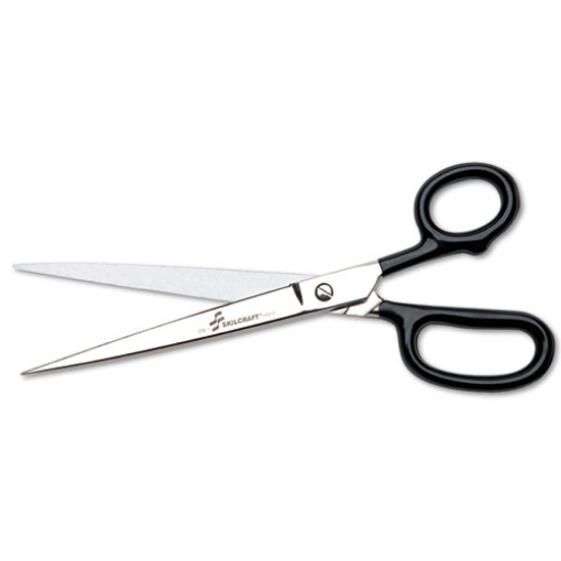 Picture of 5110001616912 Skilcraft Paper Shears, 9" Long, 4.63" Cut Length, Black Straight Handle