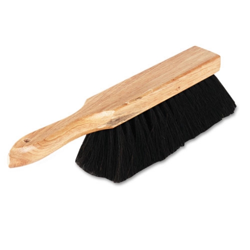Picture of 7920001788315, SKILCRAFT Counter Dusting Brush, Black Horsehair/Polystyrene/Tampico Bristles, 13"Brush, 13"Tan Wood Handle