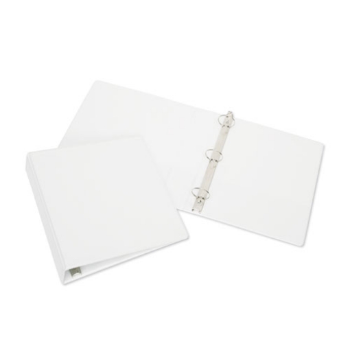 Picture of 7510012038814 Skilcraft Round Ring View Binder, 3 Rings, 2" Capacity, 11 X 8.5, White