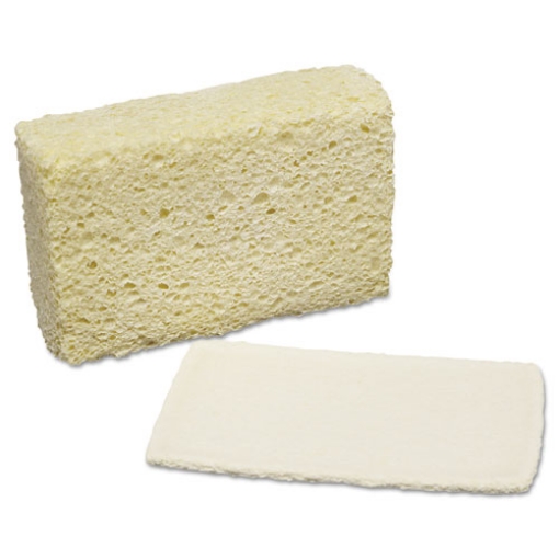 Picture of 7920002402555, Skilcraft, Natural Cellulose Sponge, 3.63 X 5.75, 1.75" Thick, Natural, 12/pack