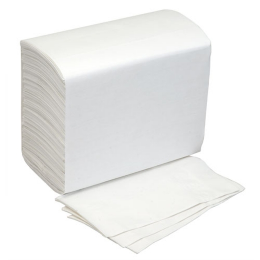 Picture of 8540002797777, Skilcraft, Table Napkin, Dinner, 2-Ply, White, 3,000/box